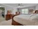 Main bedroom featuring hardwood furniture and closet access at 109 Jones Creek Pl, Chapel Hill, NC 27516