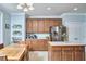 Spacious kitchen featuring a large island and stainless steel appliances at 1201 Bellenden Dr, Durham, NC 27713