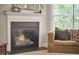 Bright living room features a fireplace and a comfortable seating arrangement, creating a welcoming atmosphere at 1201 Bellenden Dr, Durham, NC 27713