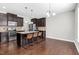 Kitchen featuring a center island with barstool seating and stainless steel appliances at 1919 Sinclair Trce, Burlington, NC 27215