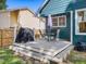 Inviting back deck with patio furniture, ideal for outdoor entertaining and relaxation at 209 Dickens Dr, Raleigh, NC 27610
