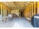 Unfinished basement featuring framing and plumbing with walkout to backyard, ready to be customized at 240 Liberty Star Rd, Wendell, NC 27591