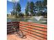 Scenic view of a bike on the pond dock in front of homes and water fountain at 240 Liberty Star Rd, Wendell, NC 27591
