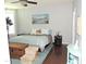 Bright bedroom with nautical themed decor and ensuite bathroom at 3530 Winding Walk Ct, Raleigh, NC 27616