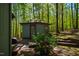 Charming outbuilding surrounded by lush greenery, offering a serene escape at 3719 W Cornwallis Rd, Durham, NC 27705