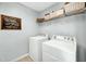 Laundry room featuring washer and dryer at 416 Glenview Ln, Durham, NC 27703
