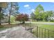 Home with a green front yard and mature trees creating a warm welcome at 516 W Fourth St, Siler City, NC 27344