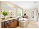 Elegant bathroom with dual vanities, soaking tub, and stylish fixtures at 521 Wildwood Farm Way, Holly Springs, NC 27540