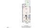 Detailed floor plan showcases the layout of the home's first floor, including living areas, kitchen, and outdoor spaces at 5900 Shady Grove Cir, Raleigh, NC 27609