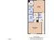 Second-floor layout features primary bedroom, additional bedroom, walk-in closets, and convenient laundry area at 5900 Shady Grove Cir, Raleigh, NC 27609