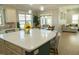 Bright and airy kitchen with a large island, modern appliances, and an open layout perfect for entertaining at 828 Traditions Ridge Dr, Wake Forest, NC 27587
