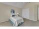 Comfortable bedroom features twin bed and closet at 9005 River Estates Dr, Knightdale, NC 27545