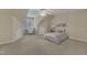 Neutral Bedroom with twin bed, carpet, and a cozy window chair at 9005 River Estates Dr, Knightdale, NC 27545