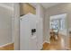 This kitchen provides plenty of cold food storage thanks to the extra large side-by-side refrigerator at 9005 River Estates Dr, Knightdale, NC 27545