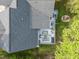 Stunning aerial view of a home with a backyard deck featuring outdoor furniture, offering a perfect space for relaxation at 105 Hein Dr, Clayton, NC 27527