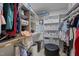 Organized walk-in closet with ample shelving and storage solutions for a clutter-free life at 107 Deer St, Carrboro, NC 27510