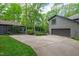 Beautifully kept driveway and yard space in front of the garage and additional space at 10805 The Olde Pl, Raleigh, NC 27614