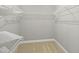 A walk-in closet with wire shelving at 126 W Savannah Ridge Rd, Holly Springs, NC 27540