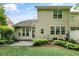 Backyard featuring a patio and landscaped yard at 13338 Ashford Park Dr, Raleigh, NC 27613