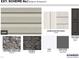 Exterior home selections for new home build including siding, brick, front door, and shutters at 138 Fair Child Rd, Spring Lake, NC 28390