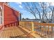 Spacious deck overlooking a wooded area at 141 Pearl St # 9, Garner, NC 27529