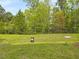 Lawn and border fence in the backyard at 1605 Grace Point Rd, Morrisville, NC 27560