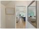 Inviting foyer featuring a view of the open living space and kitchen beyond at 1724 Deacon Falls Way, Wendell, NC 27591