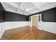 This office offers hardwood floors, coffered ceiling, and bright, natural light at 226 Fair Oaks Ct, Mebane, NC 27302