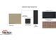 Exterior color scheme featuring tuscan clay siding, snow white trim, black magic front door, and charcoal shingles at 311 Chesapeake Commons St # 101, Garner, NC 27529