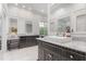 Luxurious bathroom with double vanity, marble countertops, and elegant fixtures at 3542 Bason Rd, Mebane, NC 27302