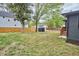 Large, fenced backyard perfect for outdoor activities at 4513 Denfield St, Durham, NC 27704