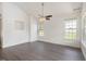 Bright living room showcasing lots of natural light and modern flooring at 522 Auburn Square Dr, Durham, NC 27713