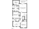 Floor plan showcasing the layout of the home's second floor, including the Primary Suite at 524 Folk Song Way, Wendell, NC 27591