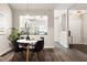 Open dining area and kitchen features lots of light at 6 Landover Ct, Durham, NC 27713