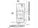 Property map showing the layout of the home and surrounding area at 900 Emmer St, Rolesville, NC 27571