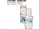 Second floor plan featuring a primary bedroom with balcony, Gathering room, and additional bedroom at 97302 Dobbs, Chapel Hill, NC 27517
