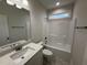 Full bathroom with shower and tub combination and single vanity at 1008 Peedin Rd, Selma, NC 27576