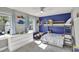 ' bedroom features bunk beds, a window seat, and natural light at 1016 Leatherstone Ln, Fuquay Varina, NC 27526