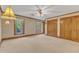 Spacious bedroom with neutral walls, carpet and two sunny windows, plus plentiful closet space at 108 Maplewood Dr, Knightdale, NC 27545