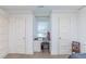 Built-in office space with a desk and storage, flanked by two closets at 1106 Sycamore St, Rocky Mount, NC 27801