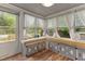 Bright sunroom with cozy seating and windows allowing natural light to enter at 119 Johnson St, Broadway, NC 27505