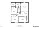 Detailed floor plan showing the layout of rooms, including bedrooms, bathrooms, and closets at 135 Shallow Dr, Youngsville, NC 27596