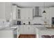 Well-lit kitchen with stainless steel appliances, granite countertops, and white subway tile backsplash at 1911 Firenza Dr, Apex, NC 27502