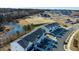 Beautiful townhome community with a pond, soccer field, pool and clubhouse at 2137 Caen St, Raleigh, NC 27610