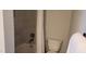Bathroom features a standard tub with shower curtain and toilet at 220 Elizabeth St # A-17, Chapel Hill, NC 27514