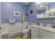 Charming bathroom with wainscoting and vintage-style fixtures at 2456 Nealwood Ave, Graham, NC 27253