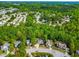 Beautiful aerial view of a residential neighborhood with tree-lined streets and well-kept homes at 249 Mill Creek Dr, Clayton, NC 27527