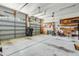 Spacious garage with multiple bays and ample storage at 249 Mill Creek Dr, Clayton, NC 27527