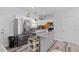 Bright kitchen with stainless steel appliances, center island, and ample storage at 2801 Dearborn Dr # A, Durham, NC 27704