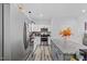 Modern kitchen with stainless steel appliances, granite countertops, and ample cabinet space at 2801 Dearborn Dr # A, Durham, NC 27704